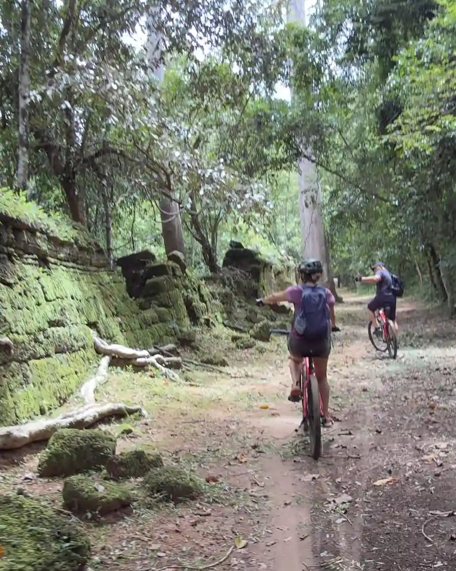 Thierry, private mountain bike guide in Angkor, Cambodia